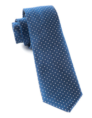 Mini Dots Classic Navy Tie