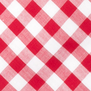 Classic Gingham Red Tie alternated image 2