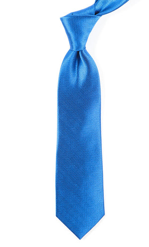 Herringbone Royal Blue Tie alternated image 1