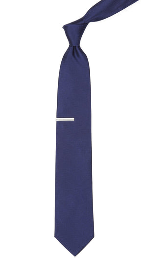 Herringbone Navy Tie alternated image 1
