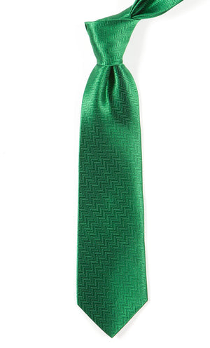 Herringbone Emerald Green Tie alternated image 1