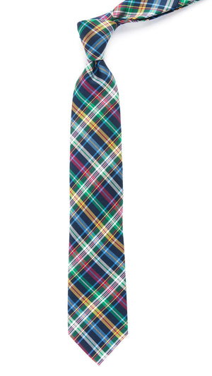 Corrigan Plaid Navy Tie alternated image 1