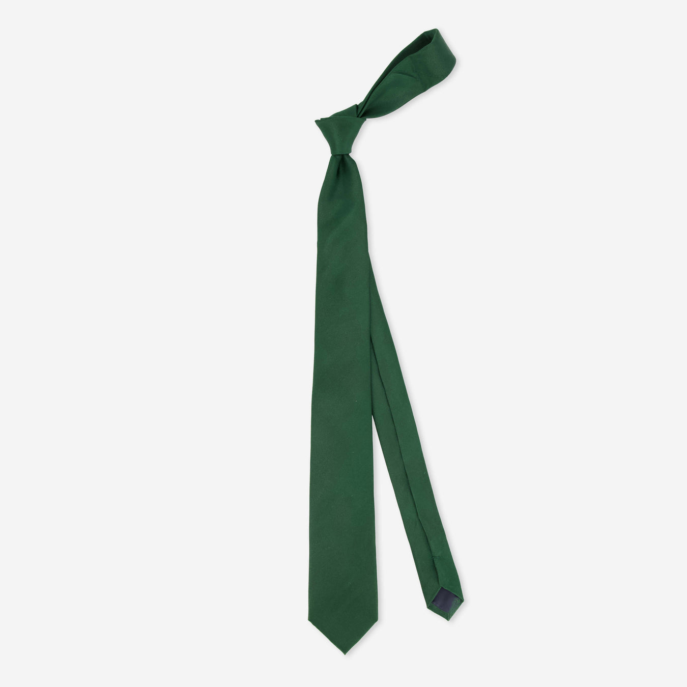 Solid Satin Hunter Tie | Silk Ties | Tie Bar