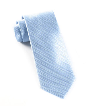 Herringbone Baby Blue Tie featured image