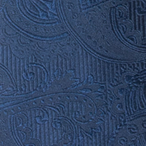 Twill Paisley Navy Tie alternated image 2