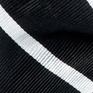 Trad Stripe Black Bow Tie alternated image 1