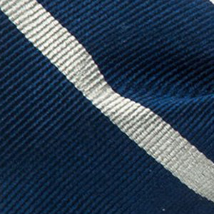Trad Stripe True Navy Bow Tie alternated image 1