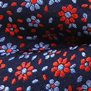 Milligan Flowers Navy Bow Tie alternated image 1