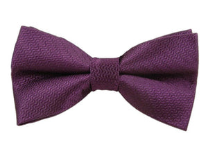 Static Solid Plum Bow Tie featured image