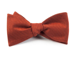 Astute Solid Orange Bow Tie featured image