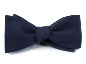 Astute Solid Navy Bow Tie featured image