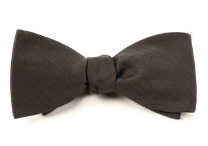 Astute Solid Charcoal Bow Tie featured image