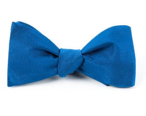Grosgrain Solid Classic Blue Bow Tie featured image
