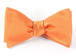 Grosgrain Solid Orange Bow Tie featured image