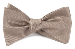 Grosgrain Solid Champagne Bow Tie featured image