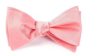 Grosgrain Solid Spring Pink Bow Tie featured image