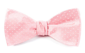 Mini Dots Salmon Pink Bow Tie featured image