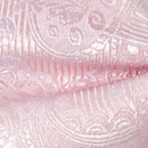 Twill Paisley Blush Pink Bow Tie alternated image 1
