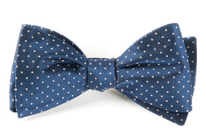 Mini Dots Classic Navy Bow Tie featured image