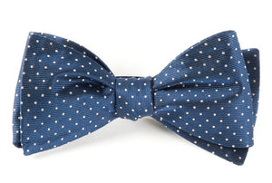 Mini Dots Classic Navy Bow Tie