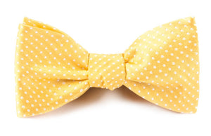Pindot Gold Bow Tie featured image