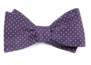 Mini Dots Eggplant Bow Tie featured image