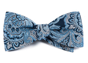 Designer Paisley Navy Bow Tie featured image