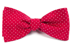 Mini Dots Red Bow Tie