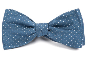 Mini Dots Whale Blue Bow Tie featured image