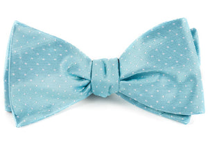 Mini Dots Pool Blue Bow Tie | Silk Bow Ties | Tie Bar