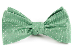 Mini Dots Mint Bow Tie