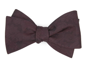 Refinado Floral Burgundy Bow Tie featured image