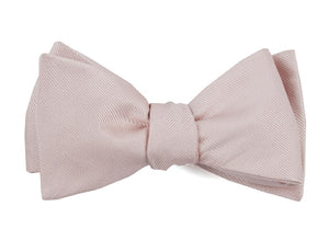 Grosgrain Solid Blush Pink Bow Tie featured image