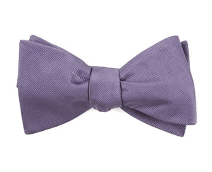 Grosgrain Solid Lavender Bow Tie featured image