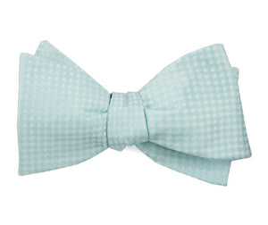 Be Married Checks Spearmint Bow Tie featured image