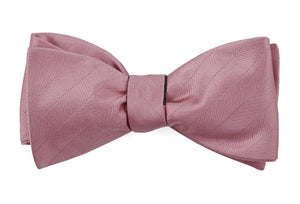 Herringbone Vow Dusty Rose Bow Tie featured image