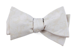 Refinado Floral Light Champagne Bow Tie featured image