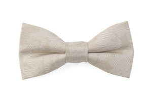 Refinado Floral Light Champagne Bow Tie alternated image 1