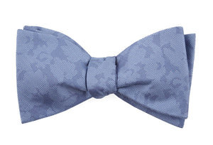 Refinado Floral Periwinkle Bow Tie