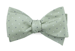 Suited Polka Dots Sage Green Bow Tie featured image