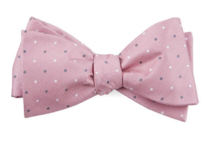 Suited Polka Dots Soft Pink Bow Tie featured image