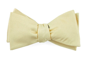 Grosgrain Solid Butter Bow Tie featured image