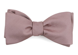 Grosgrain Solid Mauve Stone Bow Tie featured image