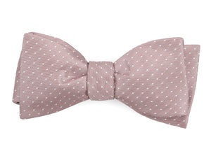 Mini Dots Mauve Stone Bow Tie