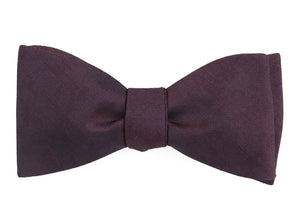 Refinado Floral Wine Bow Tie featured image