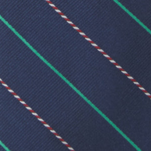 Candy Cane Stripe Navy Bow Tie alternated image 1