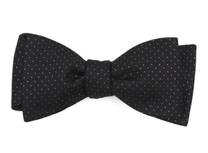 Flicker Classic Black Bow Tie