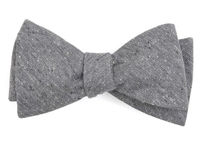 West Ridge Solid Grey Bow Tie featured image