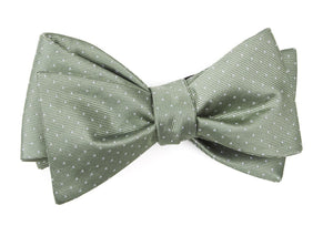 Mini Dots Sage Green Bow Tie