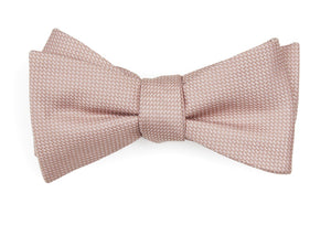 Union Solid Blush Pink Bow Tie